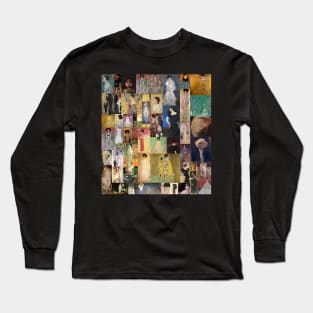 Gustav Klimt - Mosaic Long Sleeve T-Shirt